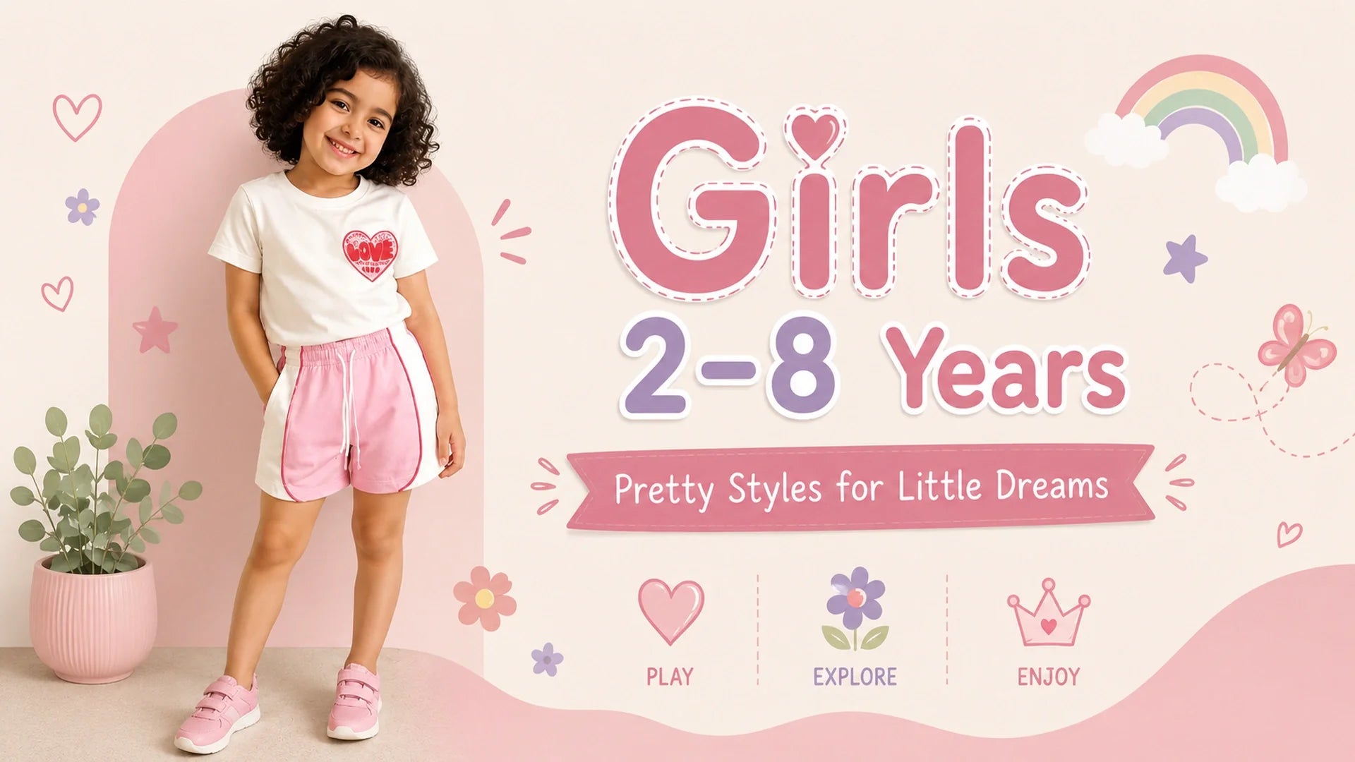 Girls 2-8 years