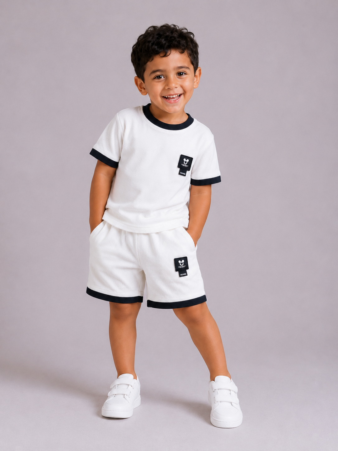 Little Mickey White Set