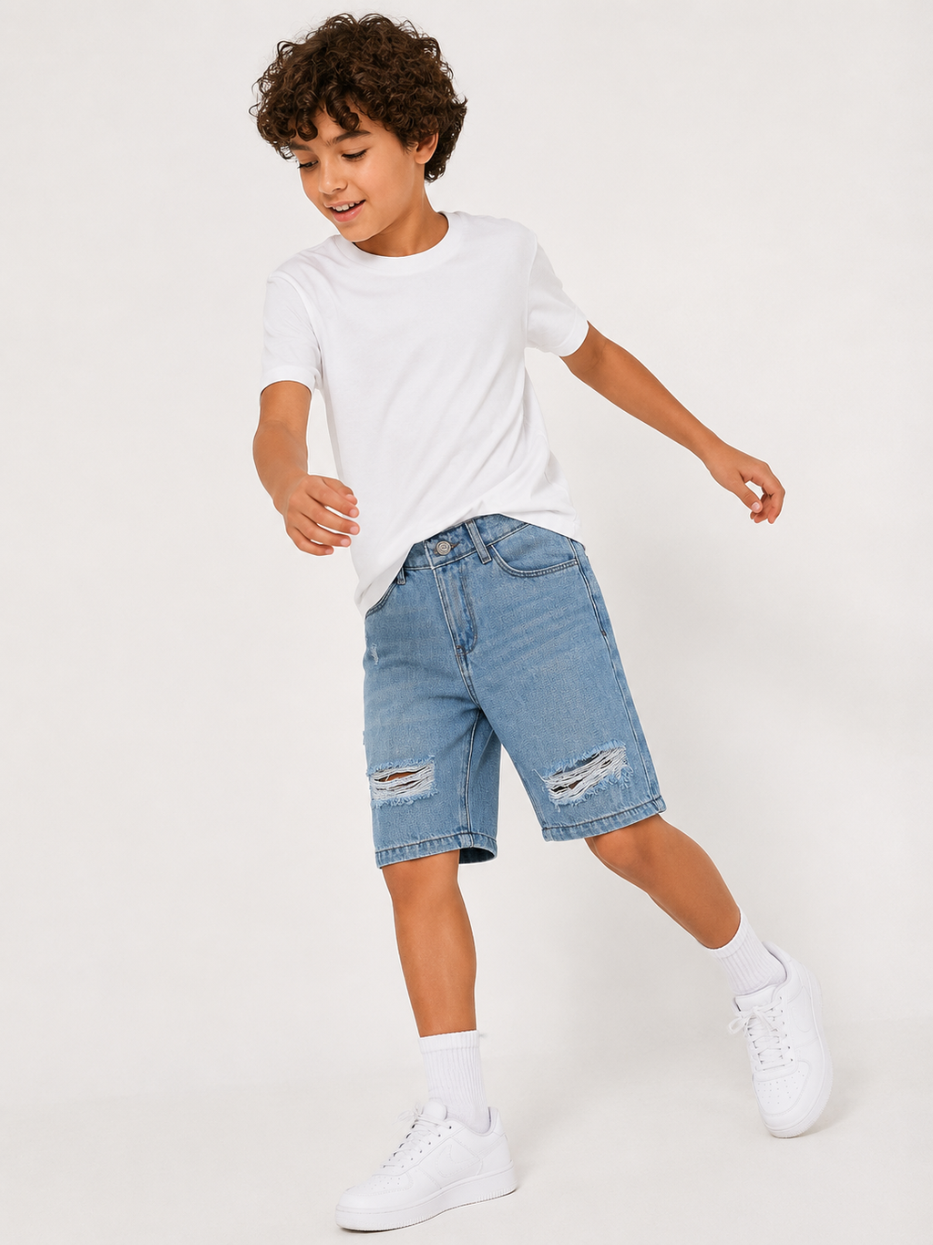Everyday Ripped Jeans Shorts