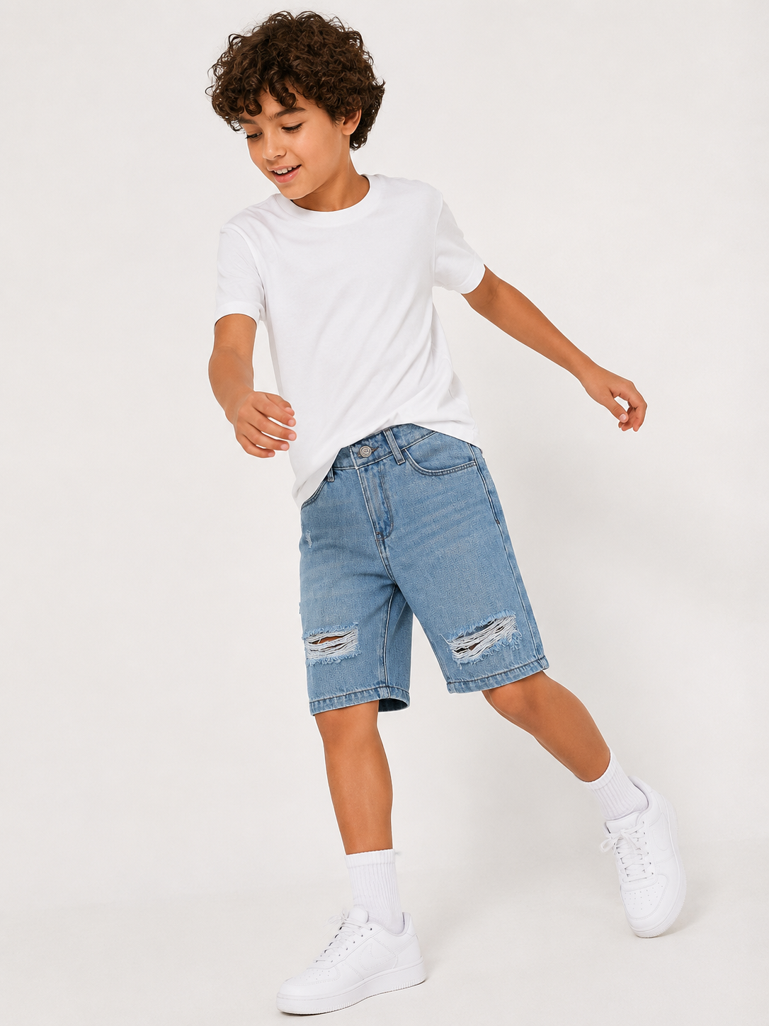 Everyday Ripped Jeans Shorts