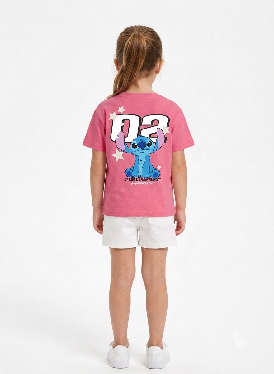 cotton pink stitch shirt