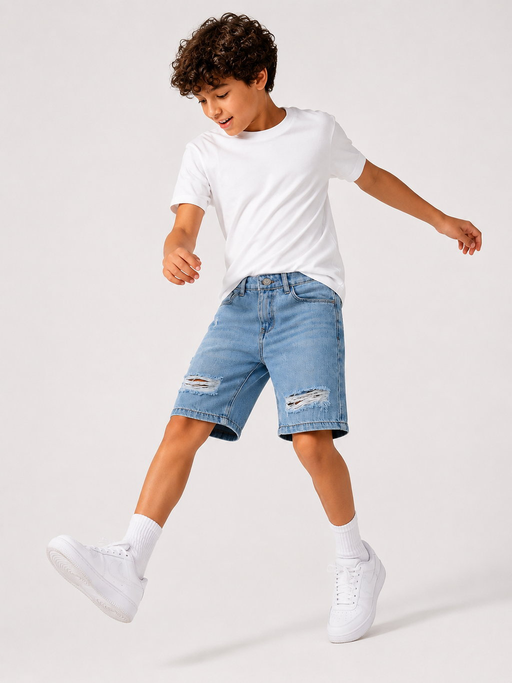 Everyday Ripped Jeans Shorts