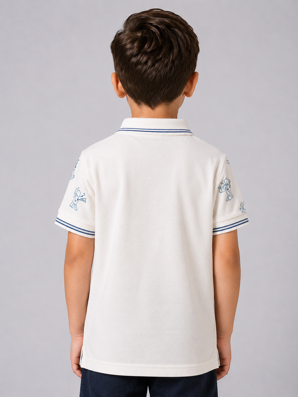 Little doodle polo shirt