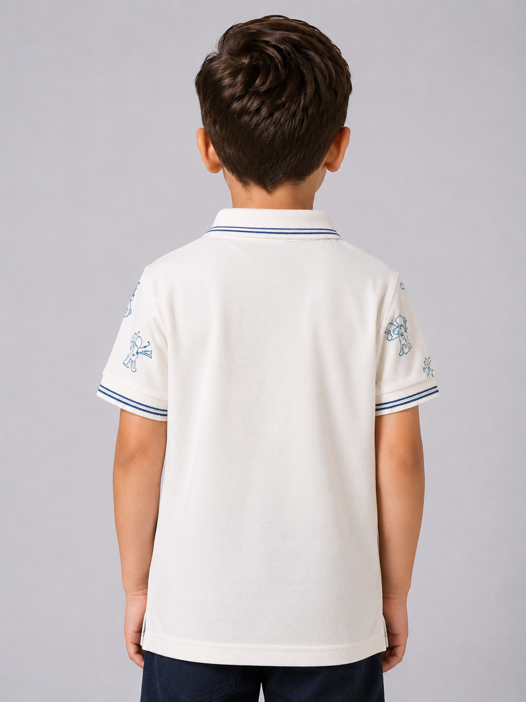 Little doodle polo shirt