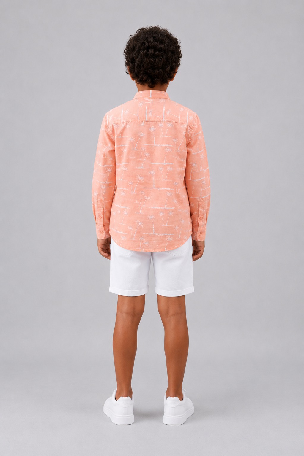 peach palm boys shirt