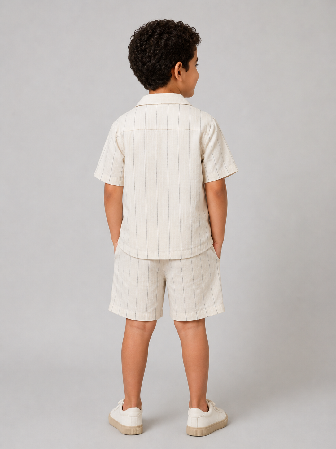 Breezy Linen Stripe 2 pieces Set