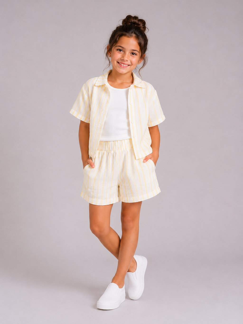 Sunshine Stripe Co-Ord  3 pieces Set