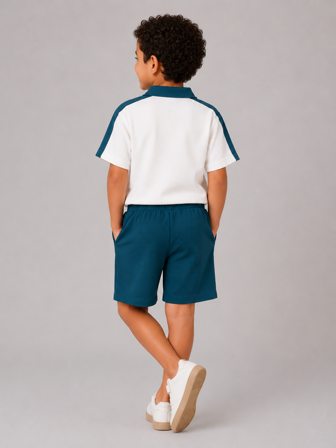 Dark teal Urban NY Polo Set