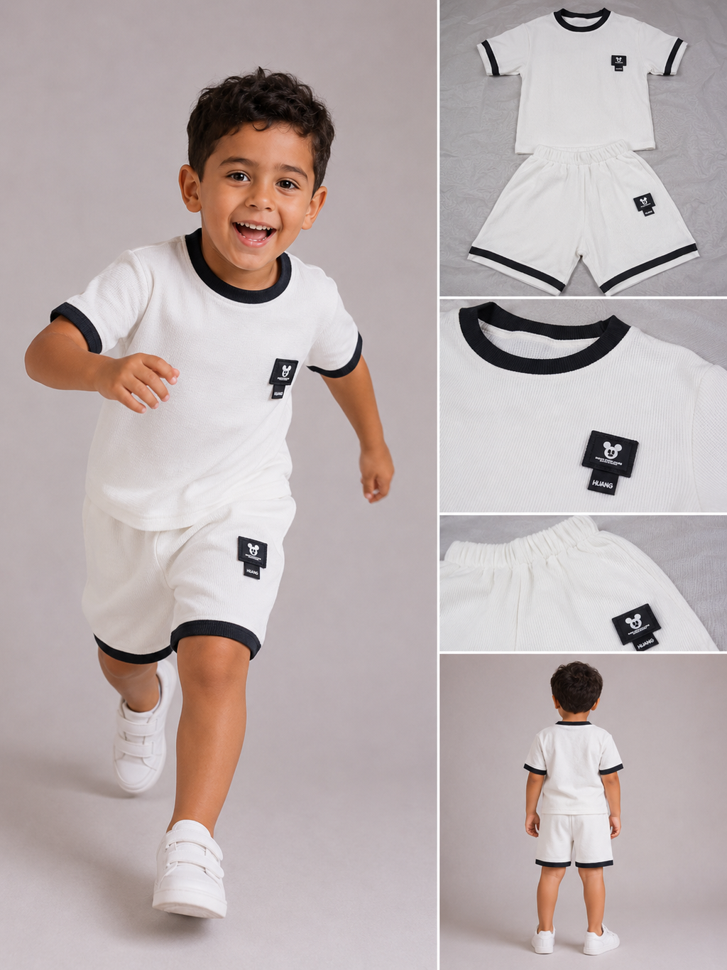 Little Mickey White Set
