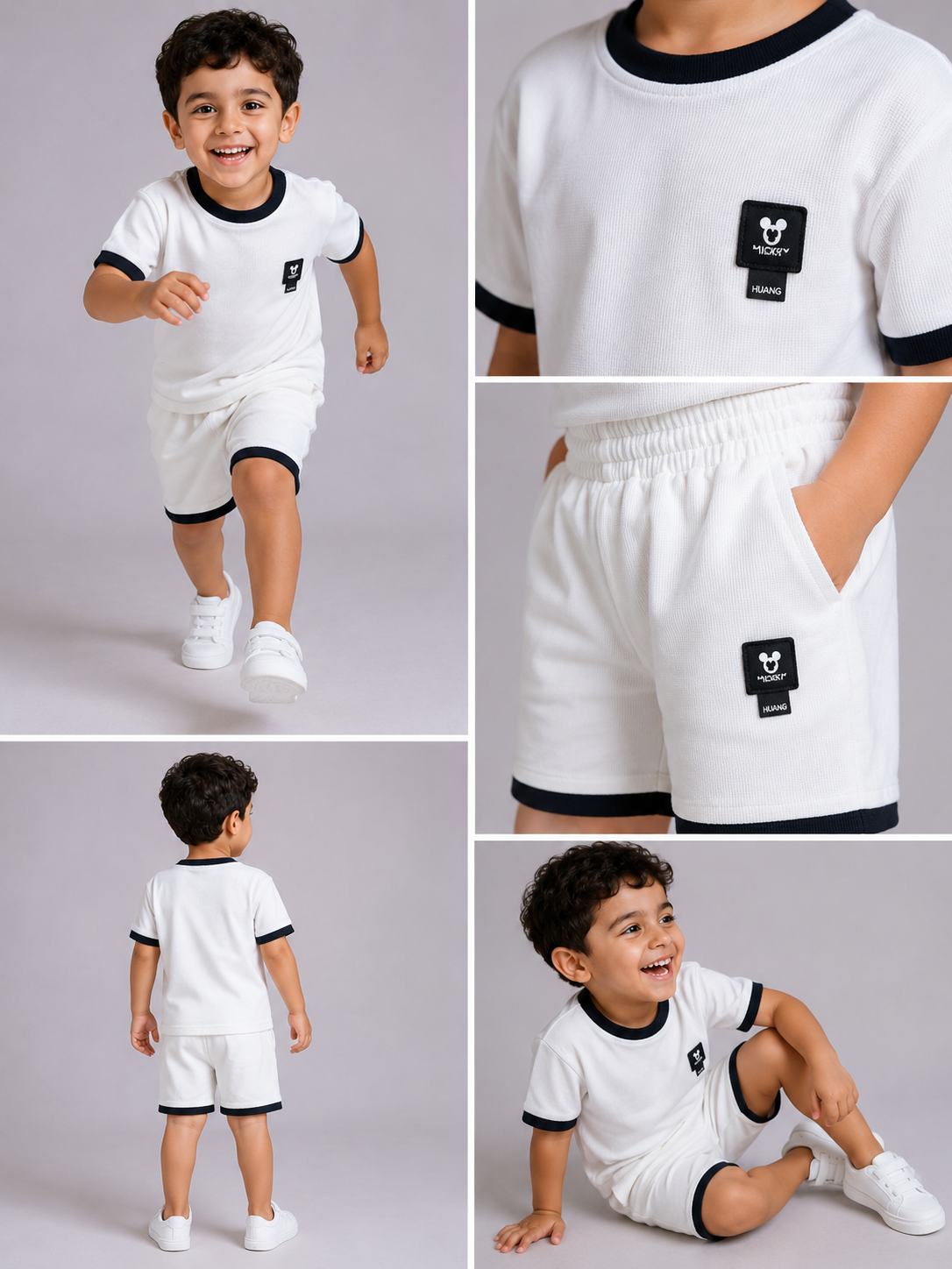 Little Mickey White Set