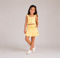 Yellow Ruffle Skirt Set