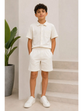 Little fresh gentleman cotton set