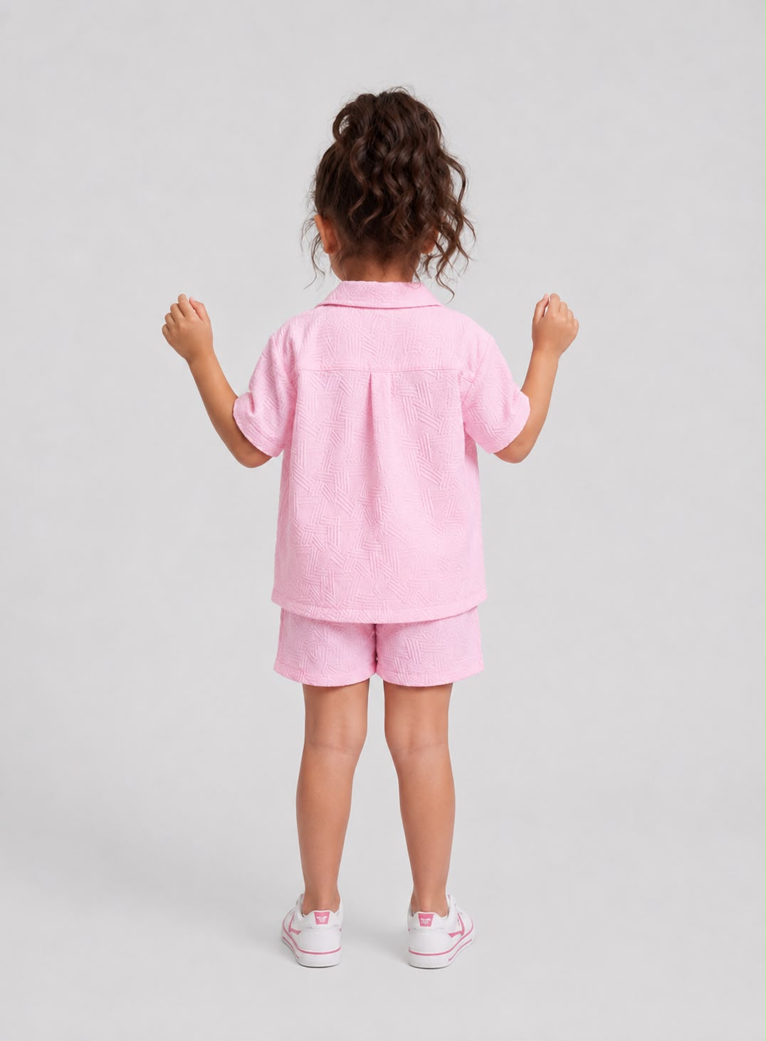 Bubblegum Pink Shorts Set