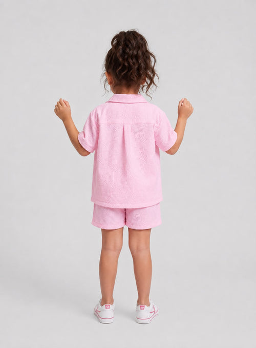 Bubblegum Pink Shorts Set
