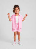 Bubblegum Pink Shorts Set