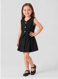 Classic Black vest and skirt