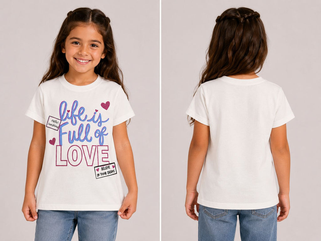Cotton shirt life is fall of love