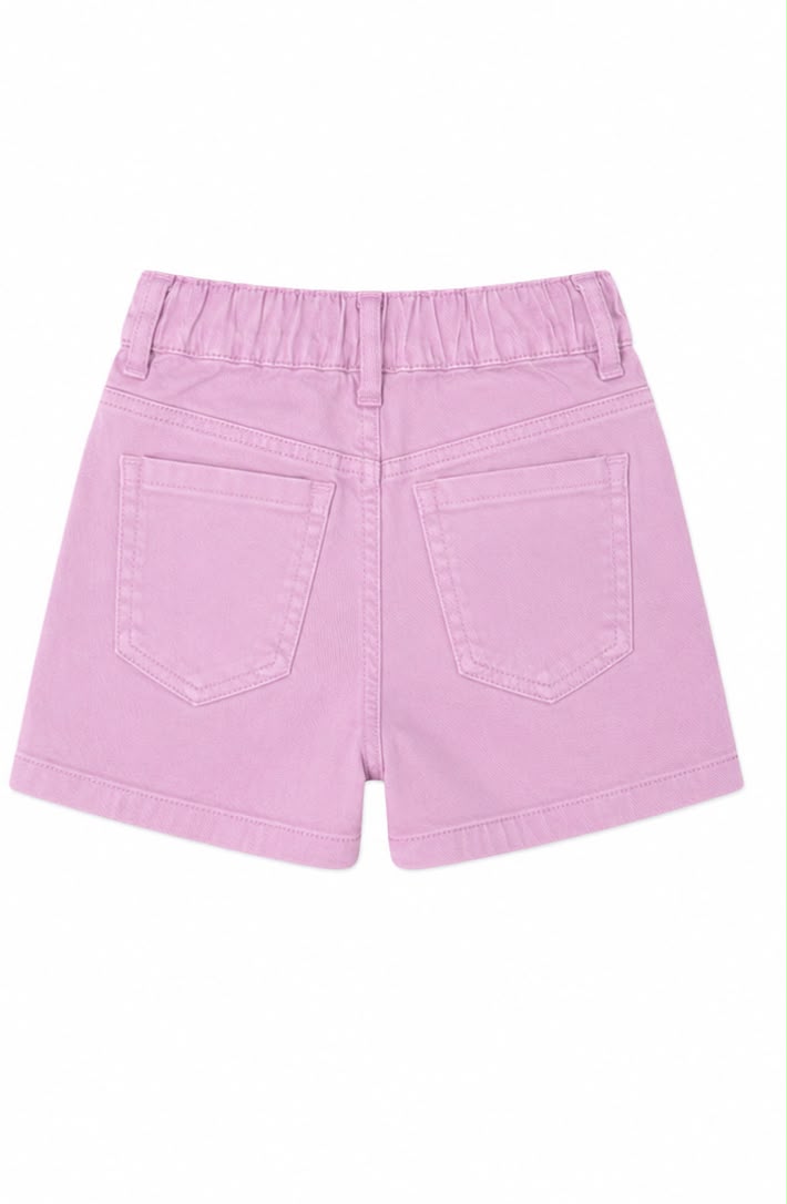 girls light purple summer shorts