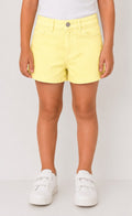 girls yellow summer shorts