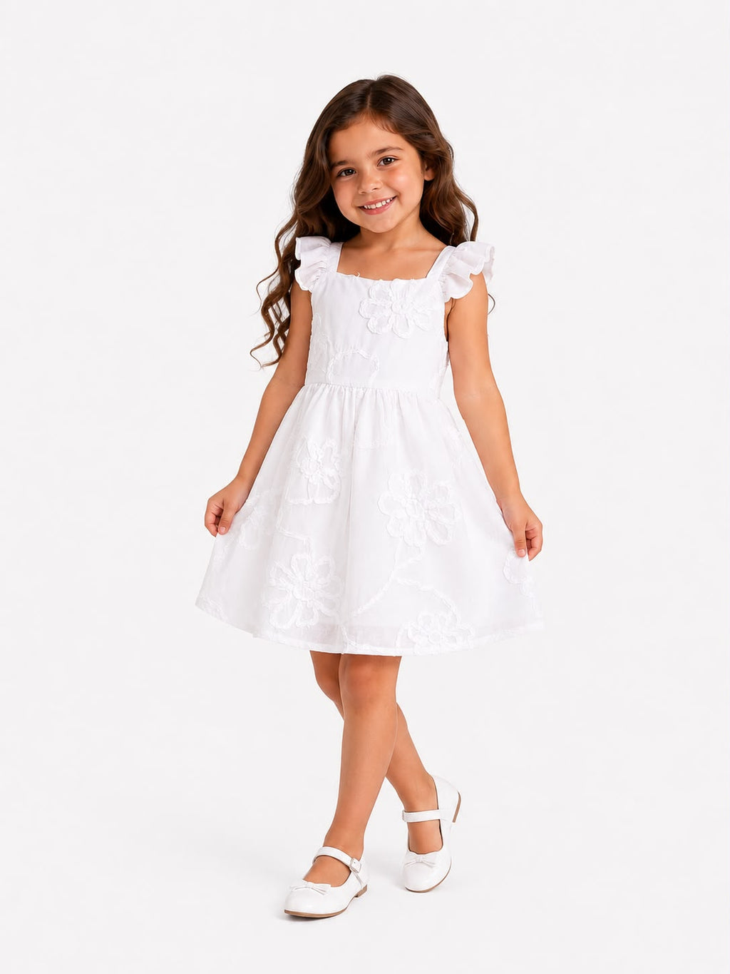 White Angel sleeveless Dress