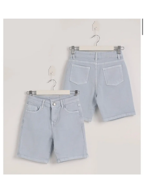 Baby-blue Light Denim Shorts