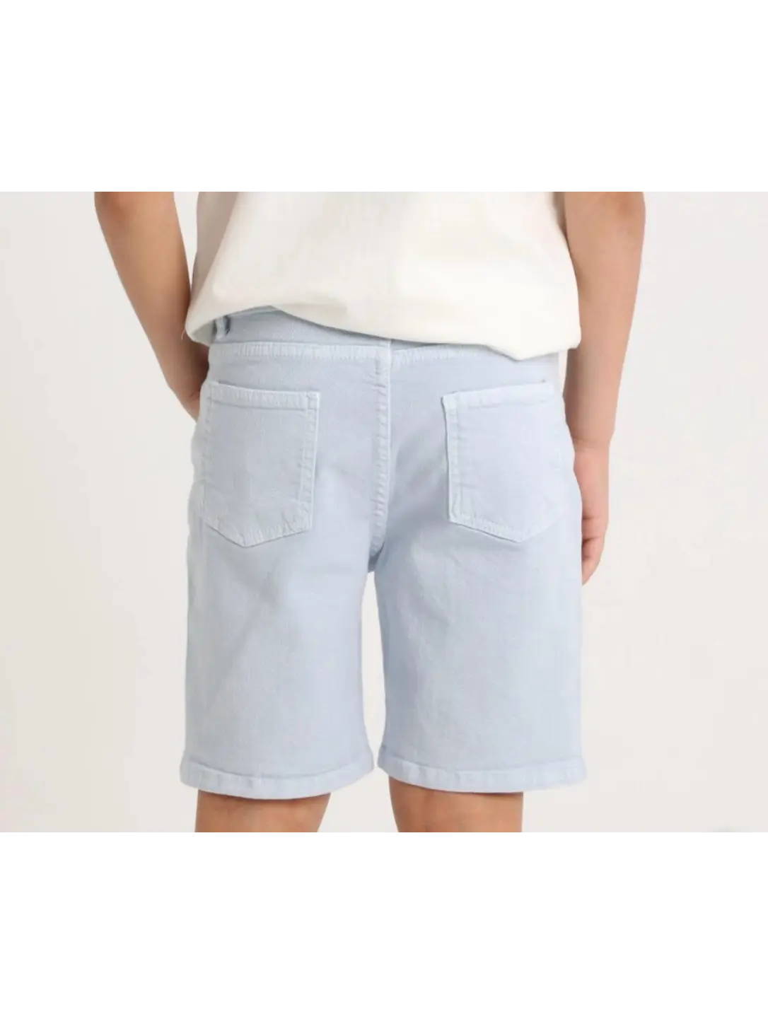 Baby-blue Light Denim Shorts