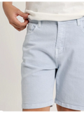 Baby-blue Light Denim Shorts