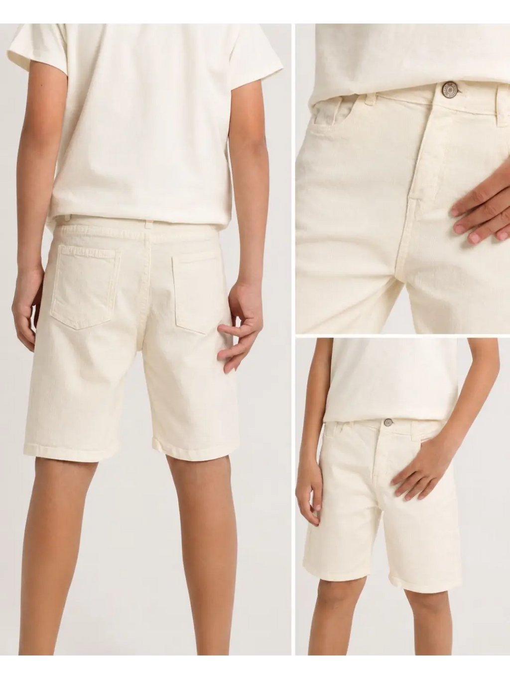 Boys Off-white classic denim