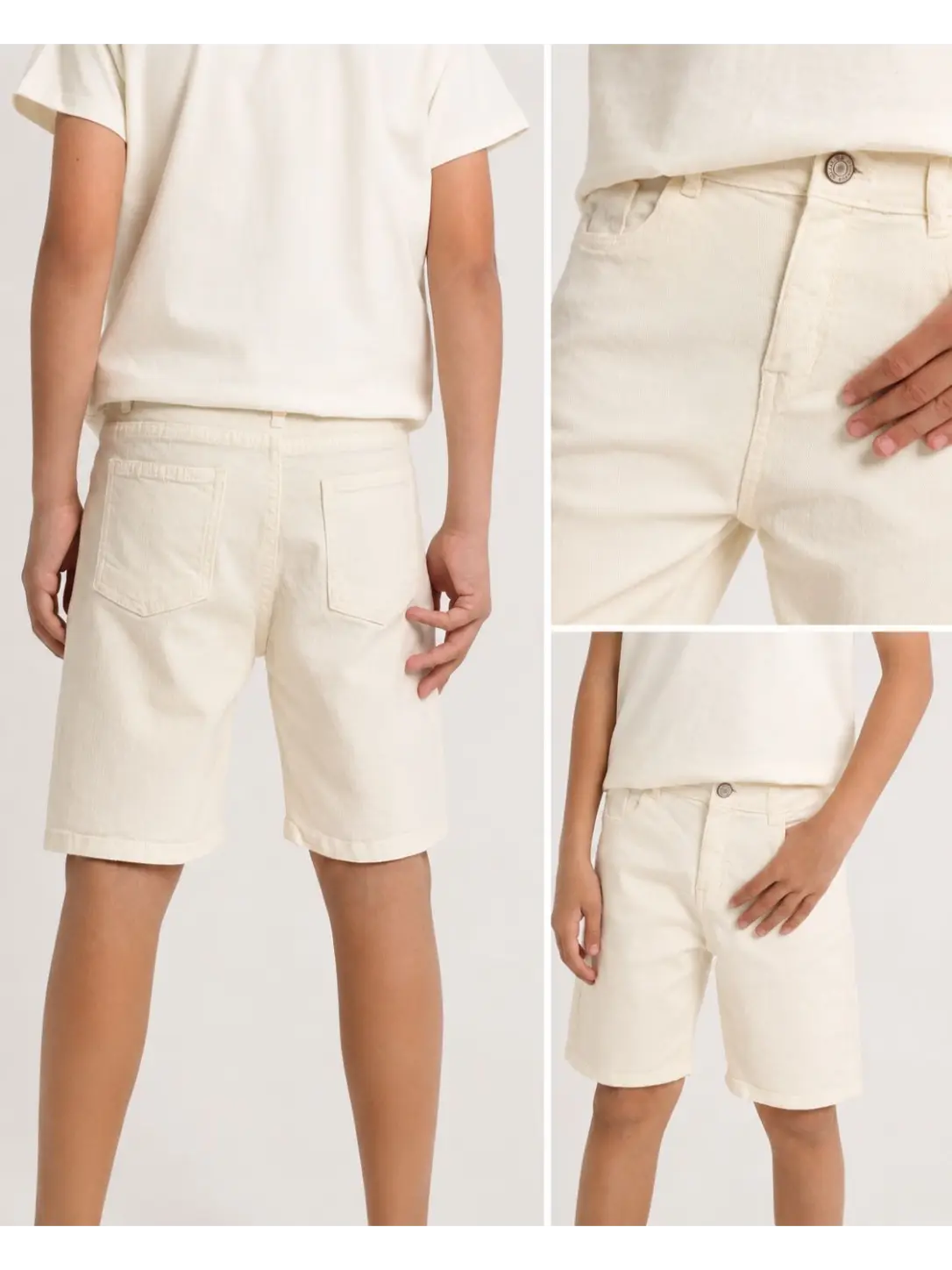 Boys Off-white classic denim