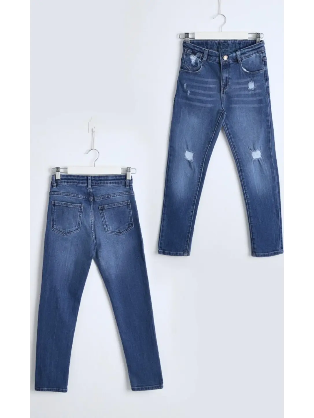 Blue navy skinny jeans
