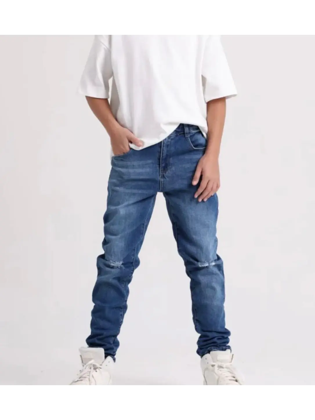 Blue navy skinny jeans