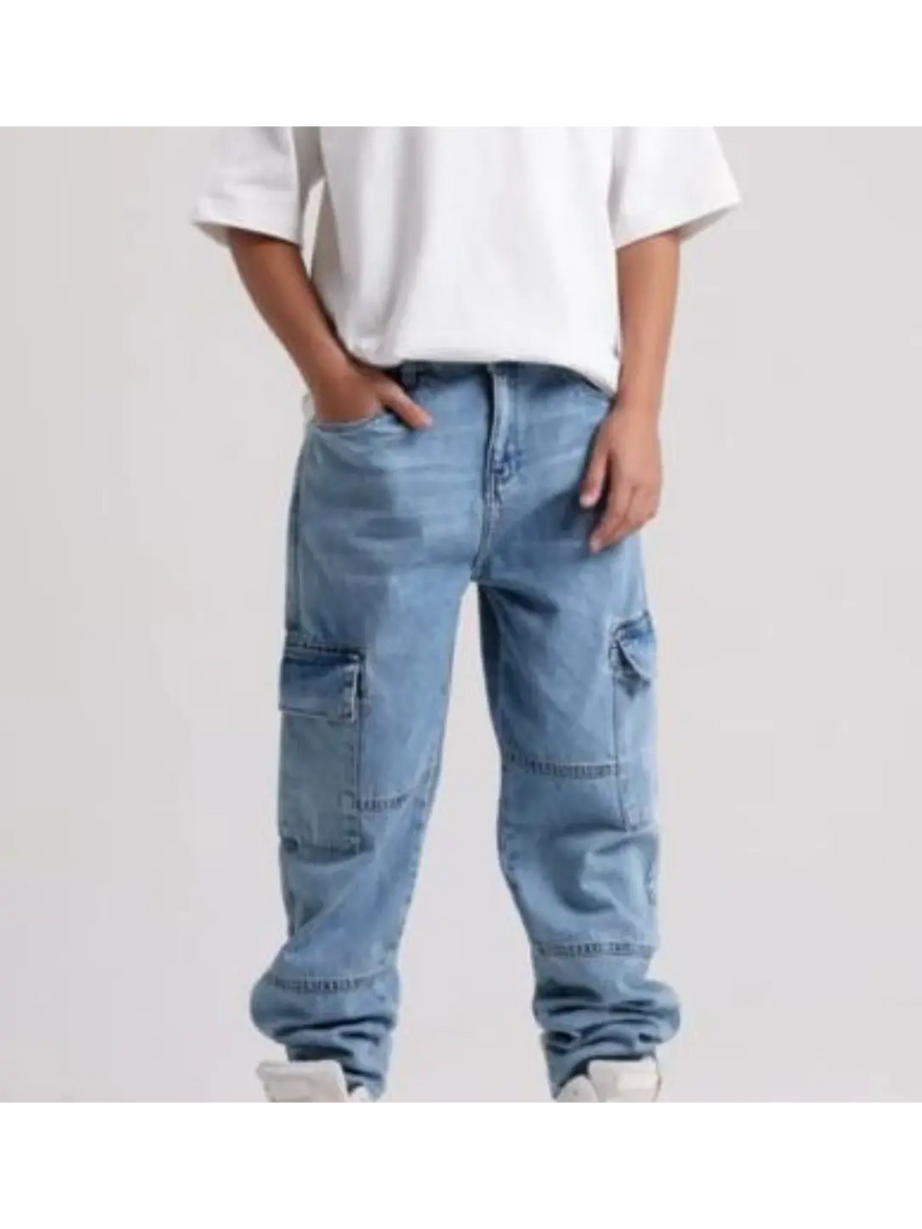 Boys light cargo pants