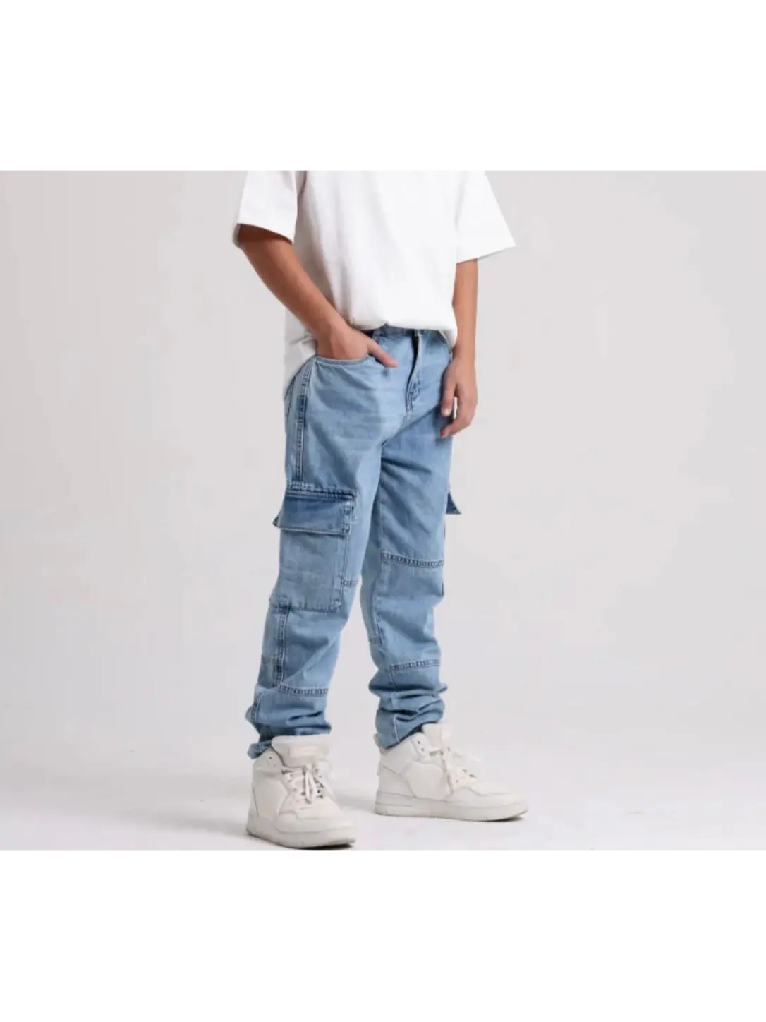 Boys light cargo pants