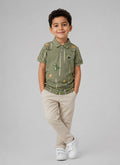 Little Dino olive shirt