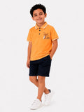 cotton orange palm beach shirt