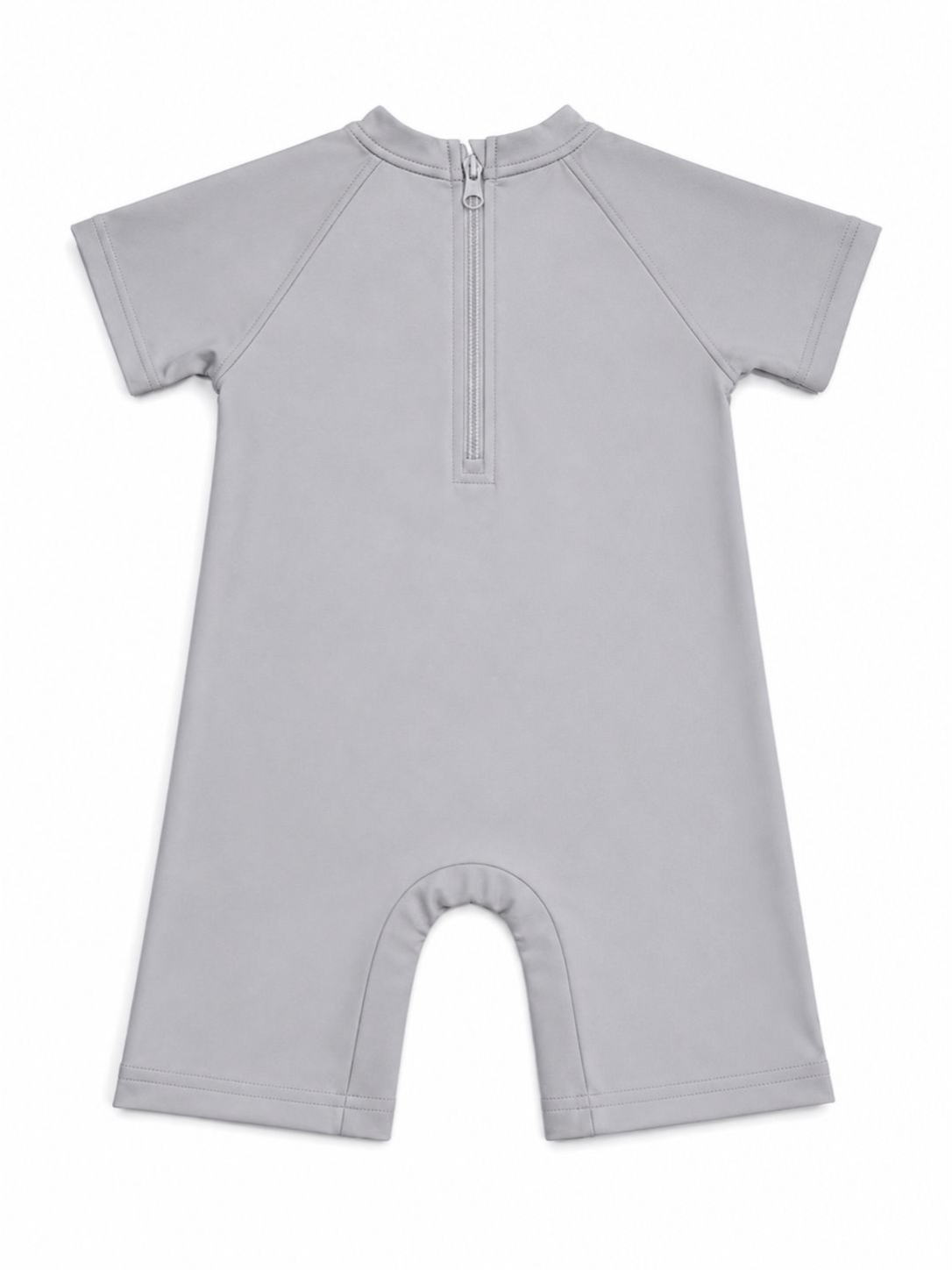 Boys Shark Surfing Swimsuit with Back Zipper