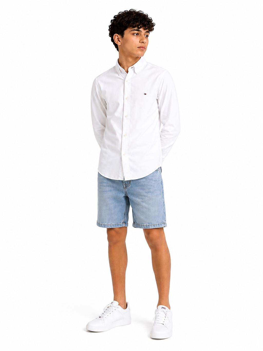 classic white button up shirt