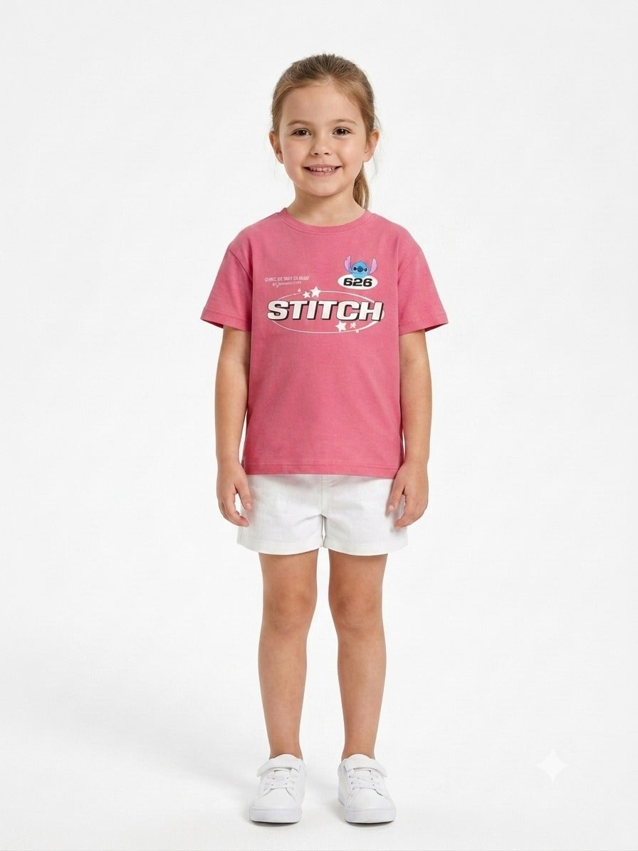 cotton pink stitch shirt