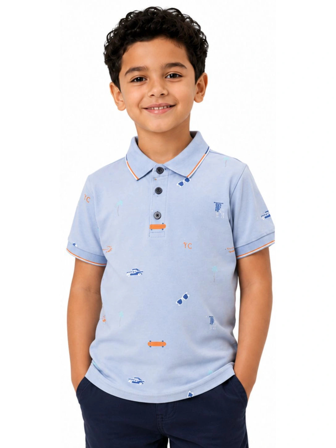 Sky Ride Polo cotton Shirt