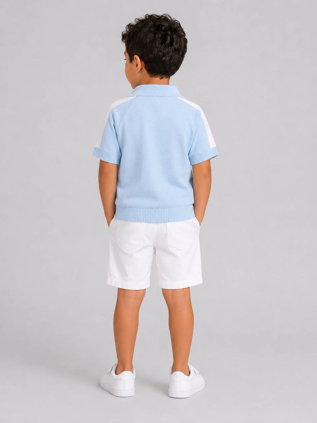 Baby blue boys shirt