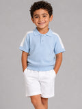 Baby blue boys shirt