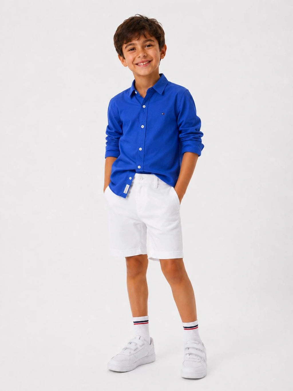 Royal Blue Button-Up Shirt