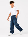 Dark cargo denim