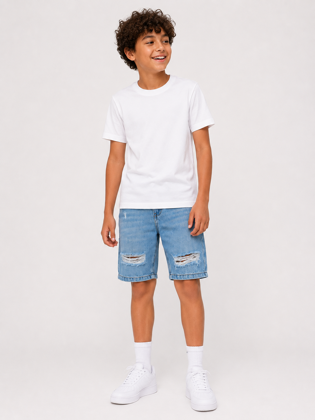 Everyday Ripped Jeans Shorts