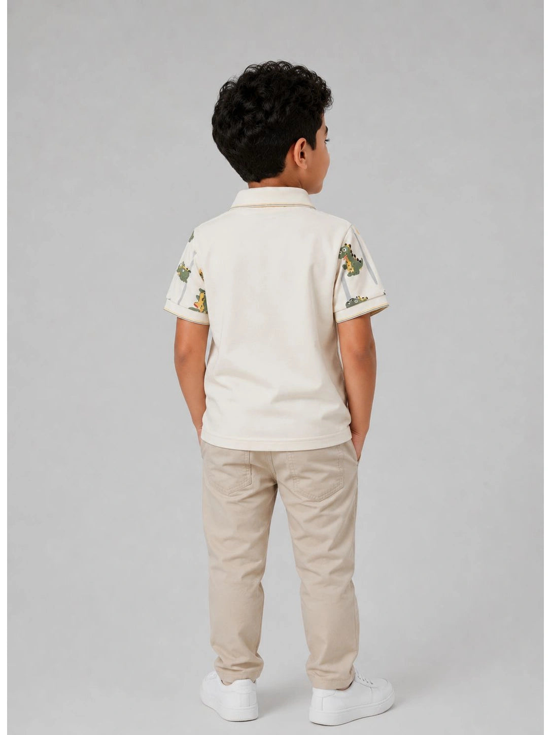 Little Dino Polo cotton shirt