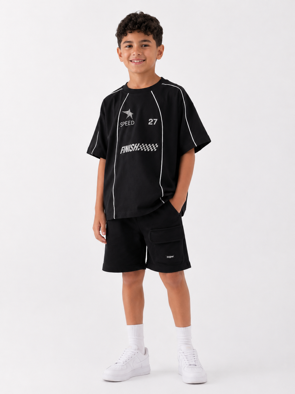 Race Day Shorts black Set