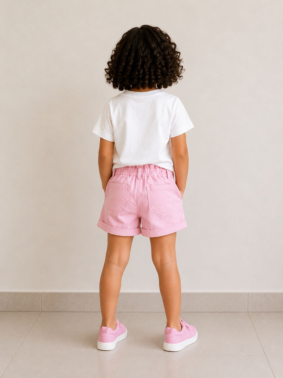 Girls pink short