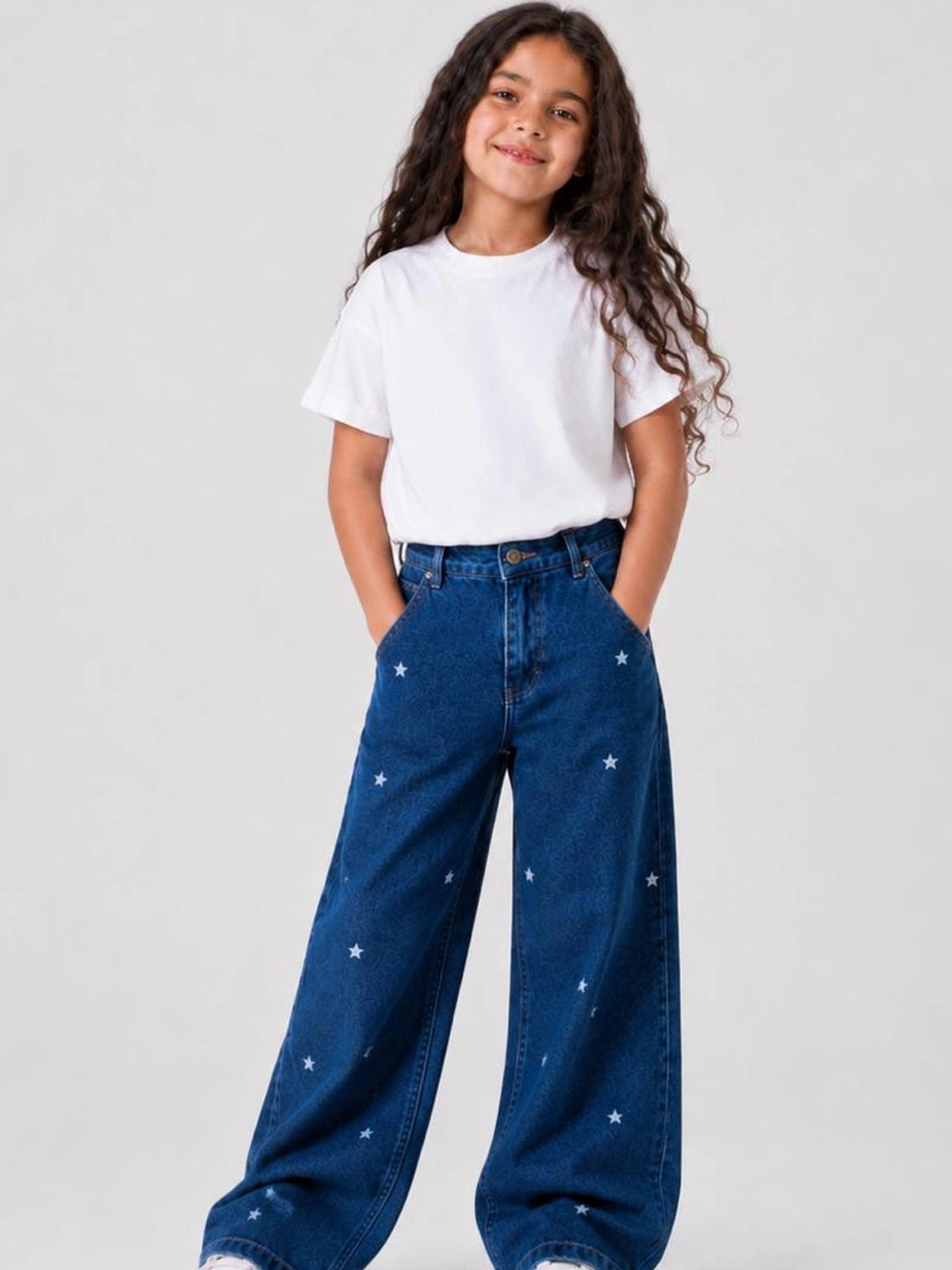 Starry Wide Leg Jeans