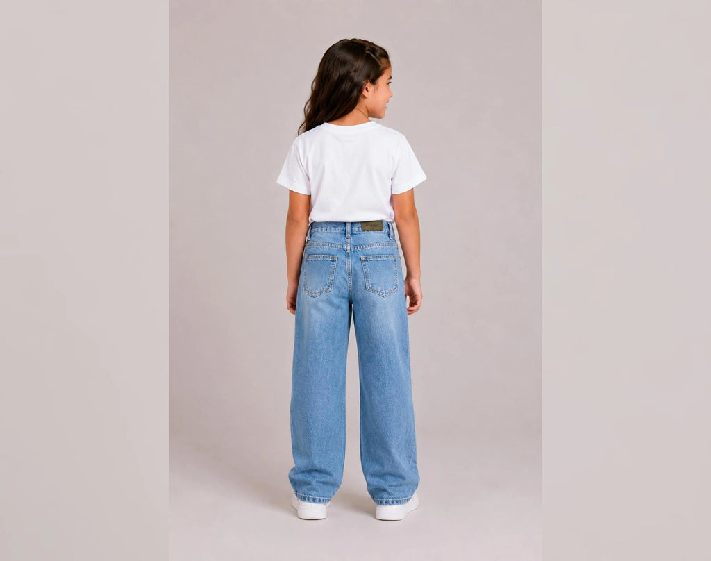 Girls Baggy Denim Jeans
