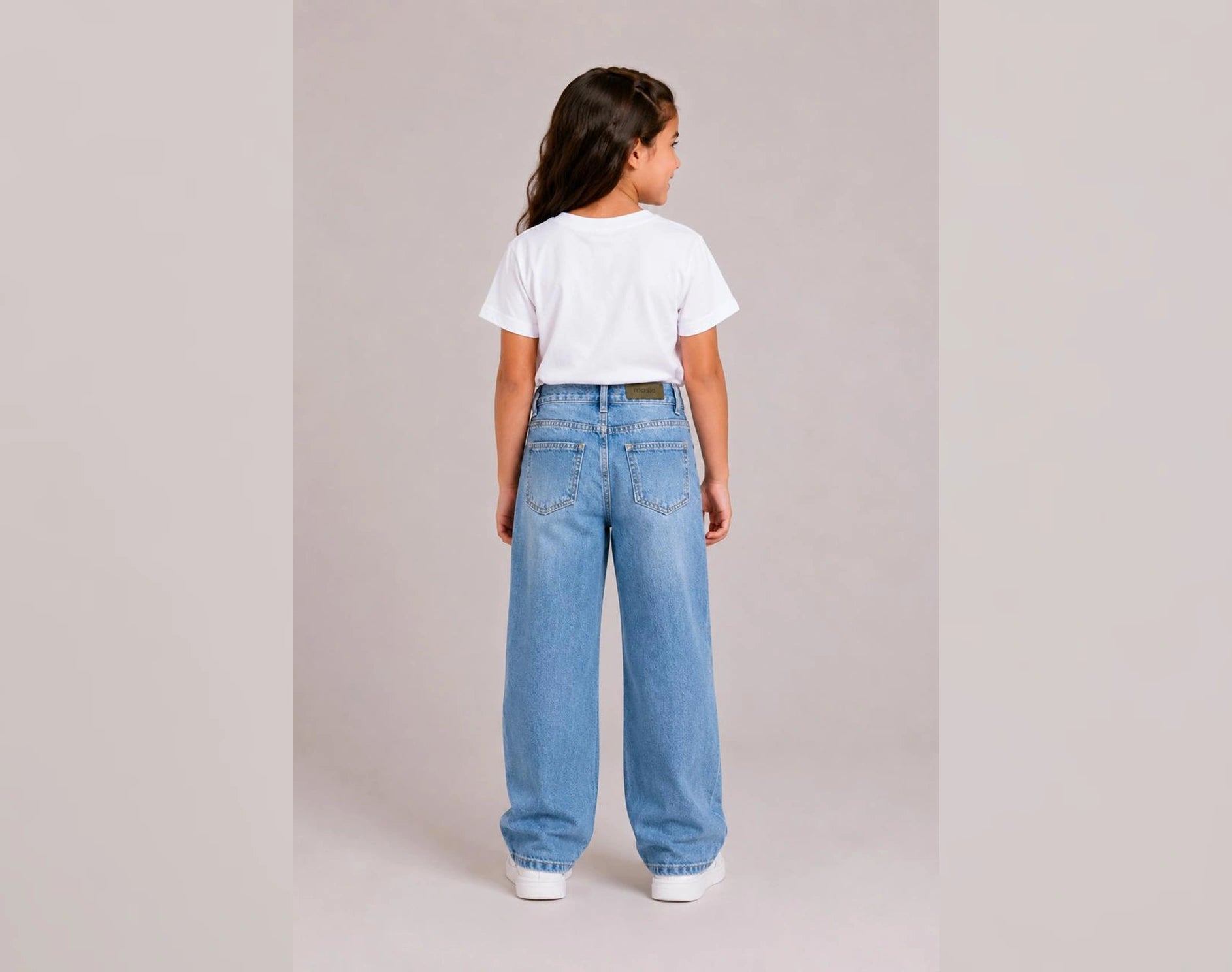 Girls Baggy Denim Jeans